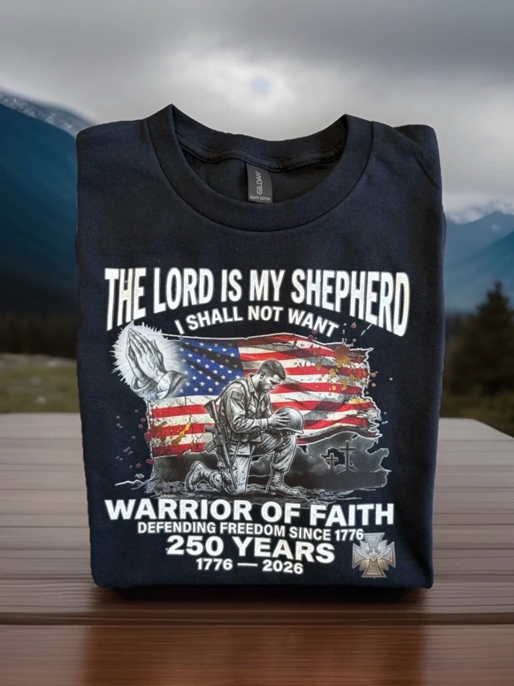 250th 4th of July USA  Anniversary Christain T- Shirt